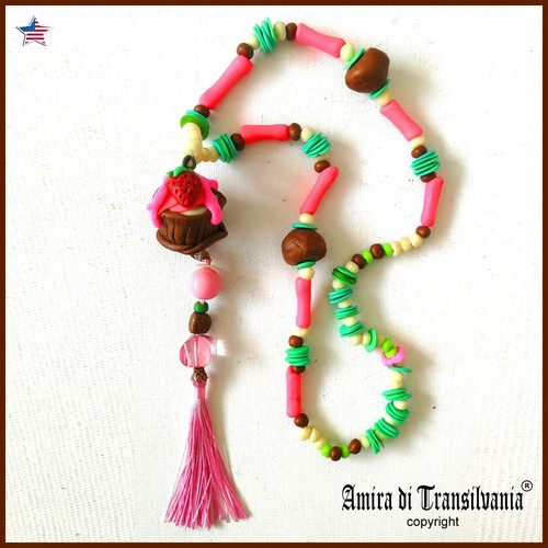 Pop art necklace - pop,