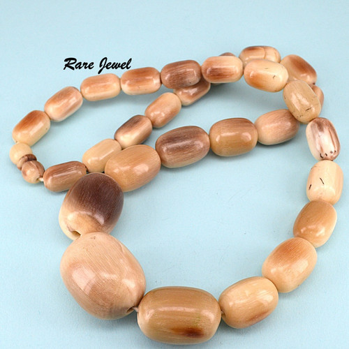 Vintage necklace natural horn - vintage,