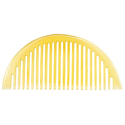 Natural horn hair comb - natural, with