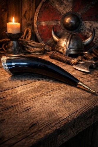Viking drinking horn - viking,