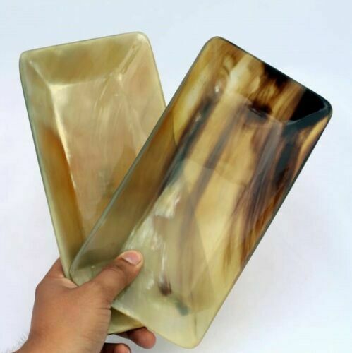 Natural horn trays - natural,