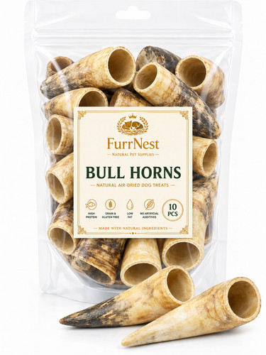 Bull horns for dogs - bull, 10