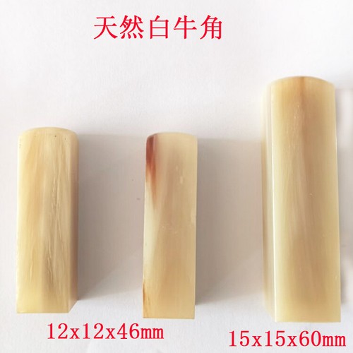10pcs natural white cow horn - 10pcs,